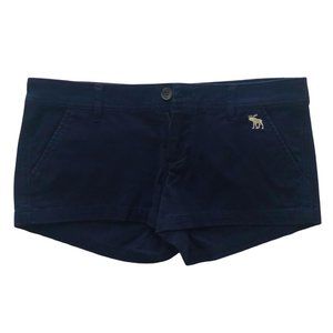 Abercrombie & Fitch Classic Chino Shorts Navy Sz 2